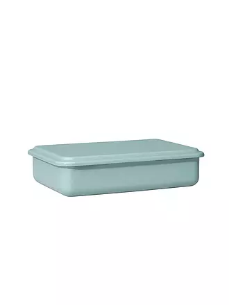 RIESS | Recipiente de almacenamiento con tapa 23x15x5cm verde salvia | 